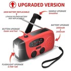 Earthquake Disaster Solar Hand Crank Radio Camping Outdoor Mini Emergency