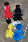 2004 Neopets Mcdonalds Happy Meal Toy Mini Plush Doll 4 Included