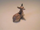 Vintage 1960 s Miniature Bone China Lying Deer