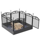 Heavyduty Dog Playpen Indoor Outdoor Pet Fence Exercise Cage W Waterproof Bordor