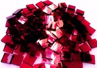 Ruby Red Slippers Waterglass Transparent Stained Glass Sheet Or Mosaic Tiles