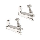 4pcs Violin Fine Tuners Fit 3 4 And 4 4 Violins Sleek Silver Design