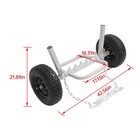 Heavy Duty Steel Log Holder Log Dolly W  Chain Log Skidder Arch Trailer
