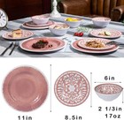 Melamine Dinnerware Sets 12 Pcs Plates   Bowls Set unbreakable Dinner Dishes Set