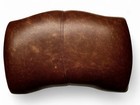 French Provincial Wood   Leather Foot Stool Ottoman  - Free Shipping