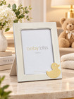 Beautiful 925 Sterling Silver Baby Picture Frame Made In Italy