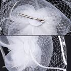 Women s Fascinators Hat Tea Party Hats 50s Flower Feather With Veil Headwear