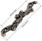 Dophee 10pcs Antique Bronze Decorative Pulls For Gift Box  2 95  X 0 59 