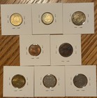 Lot Of 8 Carded Coins From 8 Different Muslim Countries  26-combined Shipping Ok