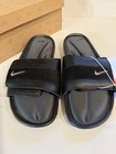 Nike Ultra Comfort Men s Size 12 Slides Sandals Black Anthracite 360884 001 Rare