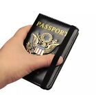 1 Slim Leather Travel Passport Wallet Holder Rfid Blocking Id Card Case Cover 