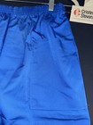 Vintage Cristin Stevens Blue Capris Pull On Stretch Waist Size 14 Nos 1987