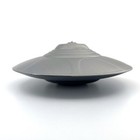 Area 51 Bob Lazar Ufo  S4 Sport Model  Alien Spaceship  Silver Grey V2  3 Inches