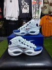 Reebok Question Allen Iverson Mid Blue Toe 2022 Size 9 Men s Shoes