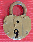 Vintage Brass Padlock Marked U t    No Key