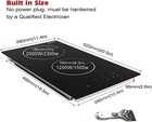 Induction Cooktop 12 Inch  220v 240v  2 Burners Electric Cooktop 3500w  12   Bui