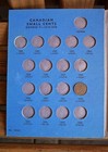 Small Canadian Cent Lot  128  Coins Whitman Albums Coin