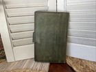 Lady Bosca Vintage Italy Harness Soft Leather Calfskin Passport Wallet Green