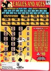 Pull Tab Tickets - Jar - Game - 2 Pack - Eagles And Aces - 1 200 Ct