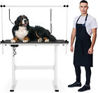 46  Heavy Duty Pet Grooming Table W table Top   Overhead Arm Height Electric 