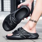 Men s Slip On Sport Slide Sandals Flip Flop Shower Shoes Slippers House Pool Gym