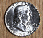 1956  p  Franklin Half Dollar - 50   - Choice Uncirculated