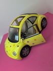Mattel Barbie Doll Barbie Vw Beetle Bug Yellow Car Vehicle 2000 W  Stickers  o