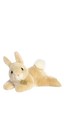 Aurora Miyoni 10  Resting Bunny Tan Rex Realistic Soft Stuffed Animal New W Tags