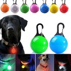 Led Dog Cat Collar Light Night Safety Pendant Pet Luminous Glow Tag