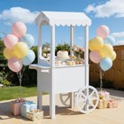 Candy Cart  Tool-free Assembly Dessert Cart Pvc Candy Cart With Wheels For Party