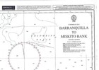 Admiralty 396 Caribbean Sea Barranquilla To Miskito Bank Chart Map Wall Nautical