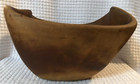 Vintage Primitive Solid Wood Bowl Odd Shape 11 X 10 X 7 One Of A Kind