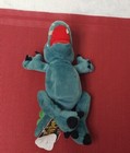 Vintage 1997 Meanies Series 1 Boris The Mucousaurus Plush Beanie W  Tag