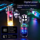 Usb Rechargeable Waterproof Electric Lighter Dual Arc Plasma Flameless Windproof