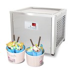 Kolice Commercial Countertop 18 x18  Single Square Pan Fried Ice Cream Machine