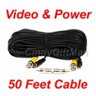 50 Feet Bnc Video Power Cable For Dvr Surveillance Security Camera Wire Cord Cwm