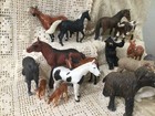 Vtg 18  Pc Lot  Schleich Jaru Terra Battat Horse Mammoth Animal Deer Ram Bear