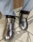 Medieval Steel Sabaton Armor Shoes Knight Larp Cosplay Costume Boots
