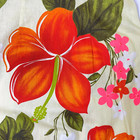 Vintage Royal Hawaiian Maxi Dress Size 12 Made In Hawaii Red Hibiscus Floral 