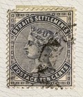 Rare Malaya Singapore Straits Settlements Qv Stamps  18  1867   1899 Rate Cancels