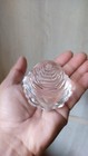 Crystal Sphatik Meru Shri Yantra Crystal Sumeru Shree Yantra On Lotus 150 Gram