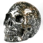 Huge 5 0  Sesame Stone Carved Crystal Skull  Realistic  Crystal Healing