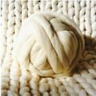 Bulky Wool Yarn Chunky Arm Knitting Blankets Super Soft Giant Ball Roving Diy