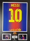Lionel Messi Framed Barcelona Fc Club 2012 Hand-signed With Coa Free Shipping