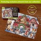 Briarwood Lane Holiday Cheer Dogs 1000 Piece Jigsaw Puzzle 29 5x19 68