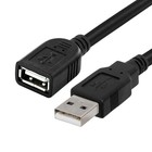 2 Pack Usb Extension Cable Lead A Male Plug To Female Socket Cord Extender Lot