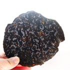 163g Beautiful Sericho Pallasite Meteorite Slice - From Kenya A101