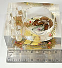 Lucite Pen Note Holder Desk Organizer Butterflies Four Slots True Vintage Sweet