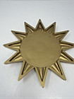Vintage 60s Syroco Zodiac Cancer Sun Wall Plaque 11    Mcm Gold Astrology