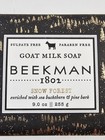 Beekman 1802 Snow Forest Goat Milk Soap 9 Oz Bar New Sealed